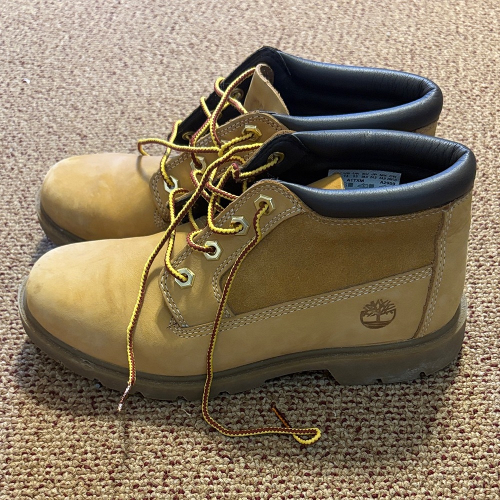 Timberland Wheat Nubuck Ankle Boots